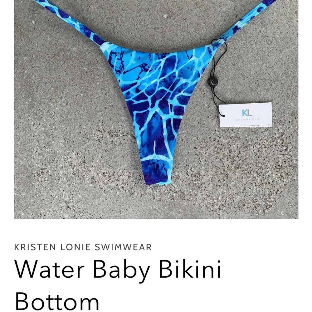 Kristin Lonie water baby bikini